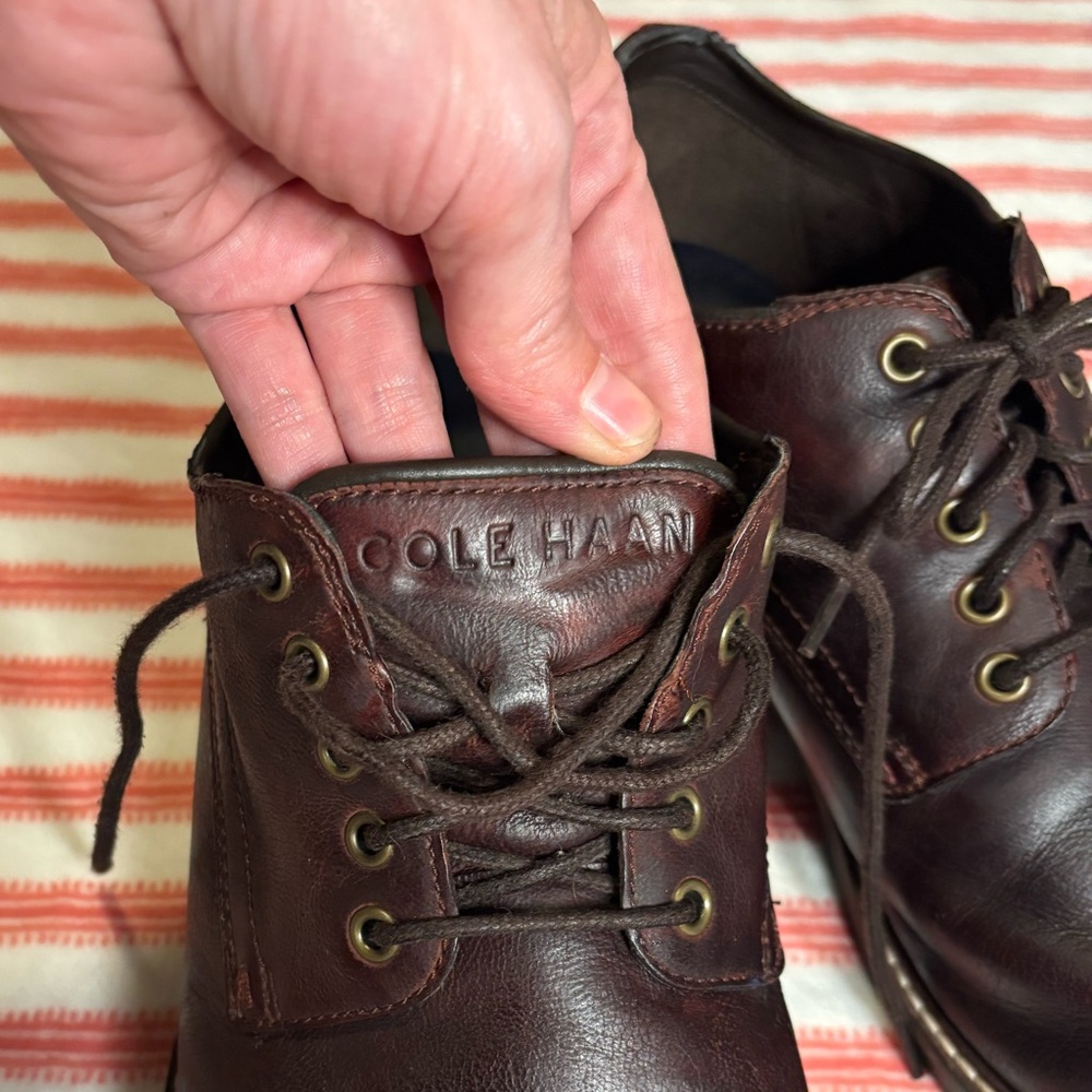 Cole Haan Oxford Casual Dress Shoes men’s sz 13. Dark Brown C30634 - Picture 2 of 10